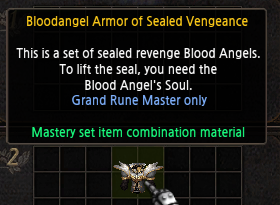 Sealed BloodAngel Item