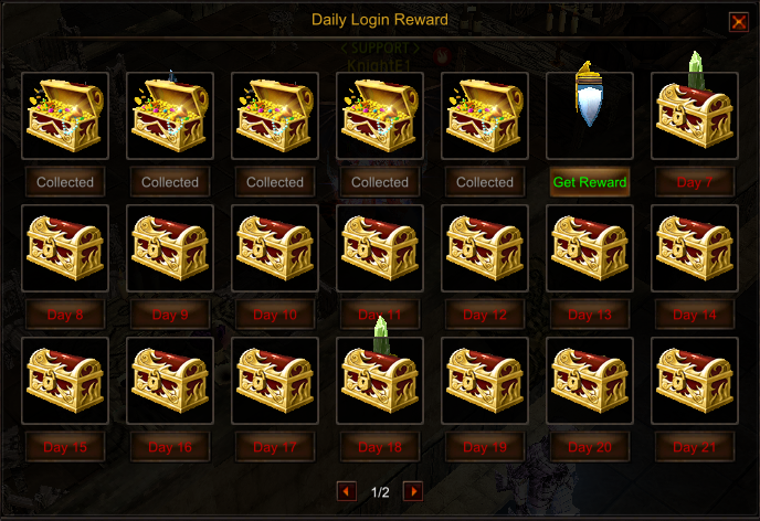 CHAOSMU Daily Login Rewards