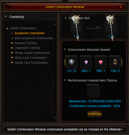 Legendary Set Item Option