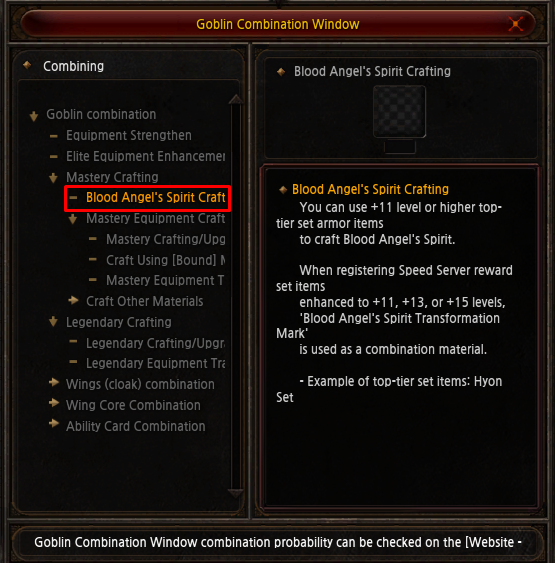 Chaos Goblin for Ancient Hero Soul crafting