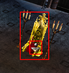 MU Online Throne Conquest sealing position inside Throne Castle