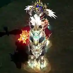 Dark Lord riding the Divine Horse