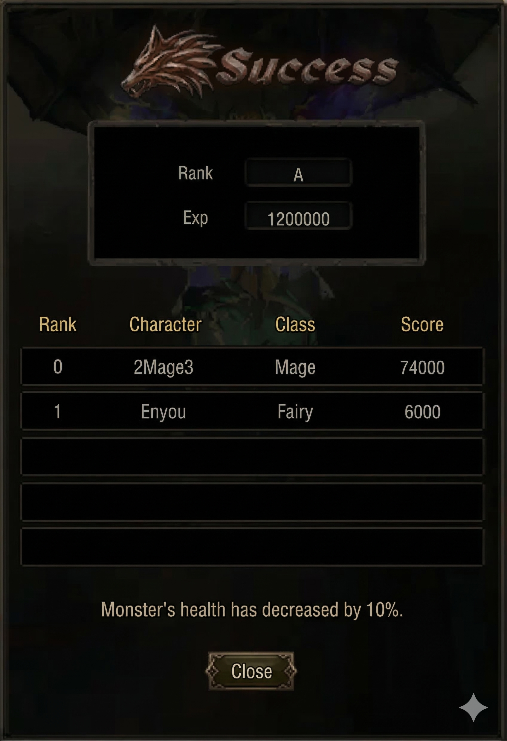 Result UI