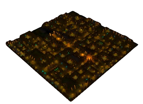 Arcana Archives hunting ground map